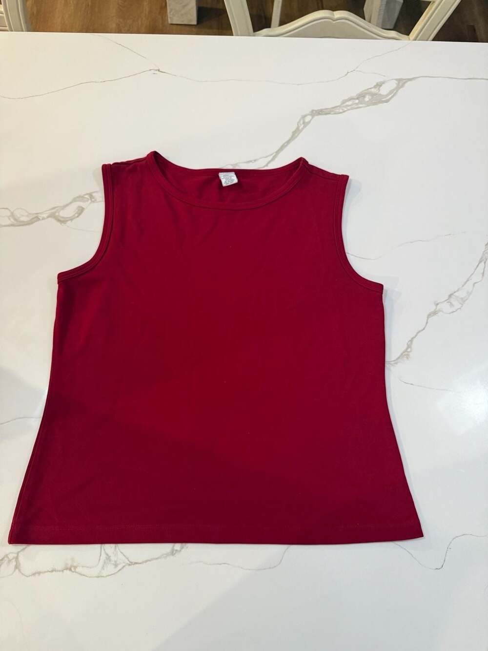 Gap Factory Store Tank Top Size M Red Sleeveless Rayon
